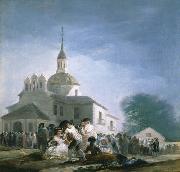Francisco de Goya, La ermita de San Isidro el dia de la fiesta